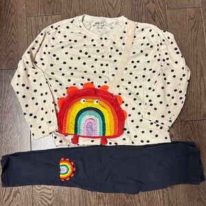 Next Kids Rainbow Purse Matching Set size 4/5